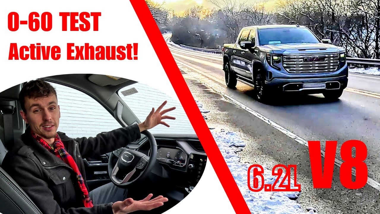 New Exhaust System Test! Active Exhaust is Now Standard on all 6.2-liter GMC Sierra 1500 Trucks!