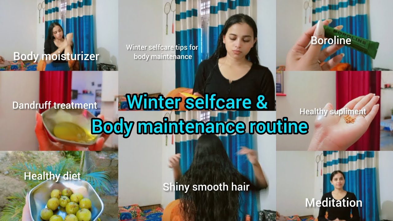 Winter selfcare tips & body maintenance routine🌷💗 🐬#wintercaretips #aestheticgirl #haircare 