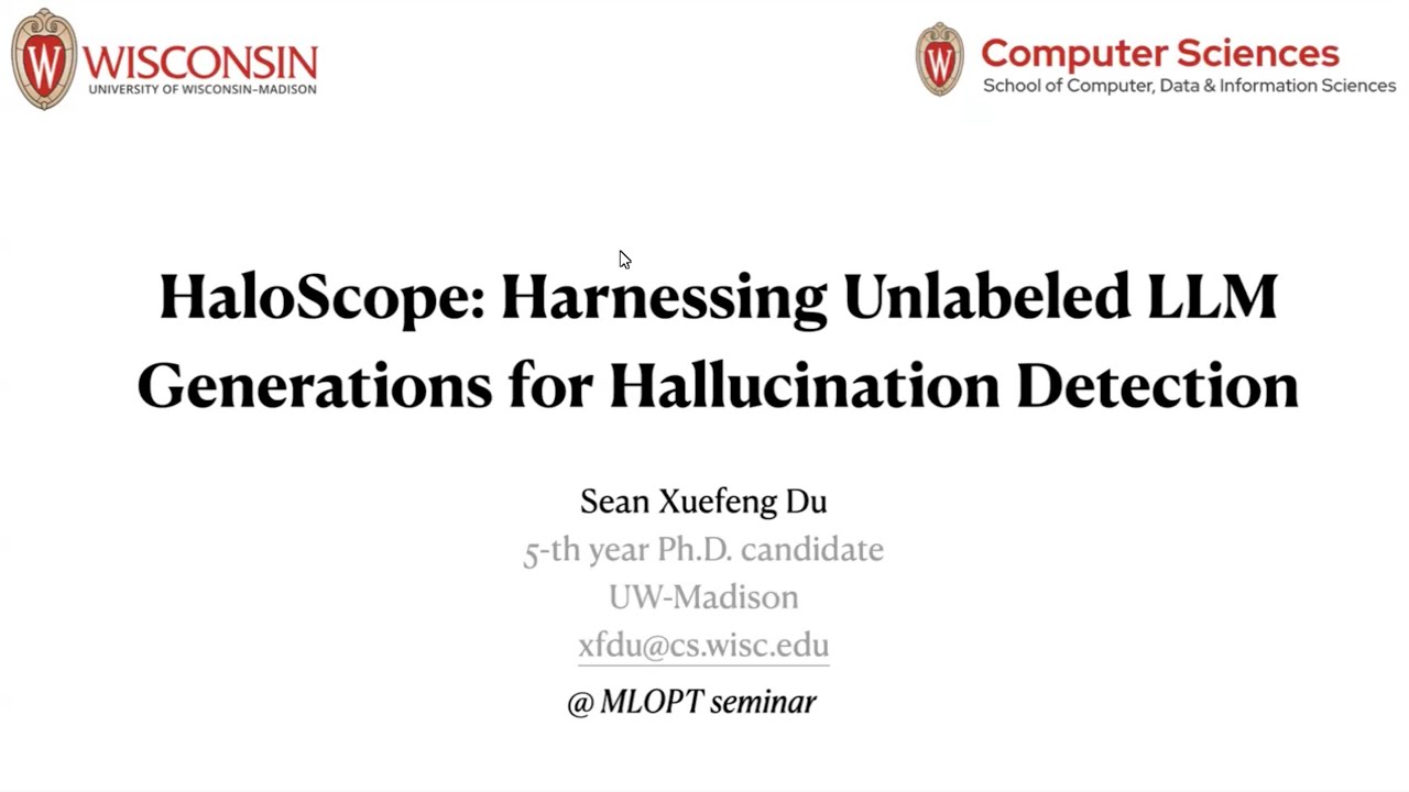 HaloScope: Harnessing Unlabeled LLM Generations for Hallucination Detection.