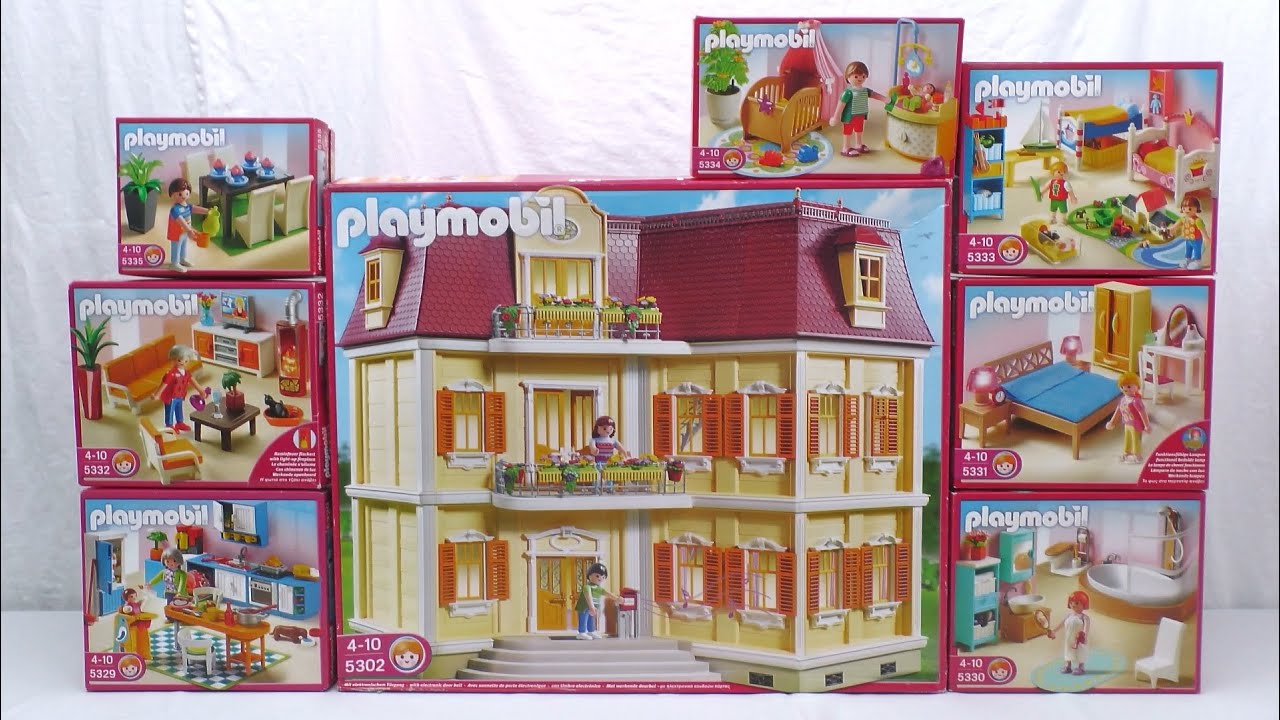 Unboxing Playmobil : La maison traditionnelle (2010) – 5302, 5329, 5330, 5331, 5332, 5333... 5335