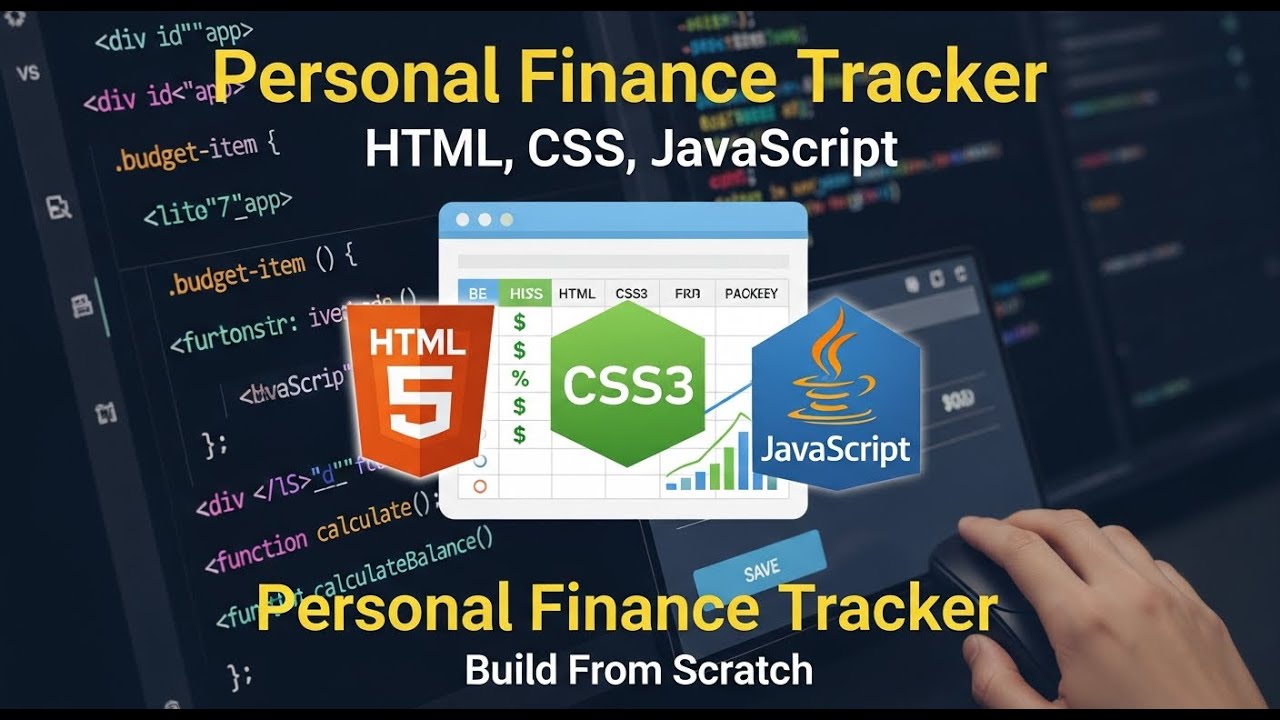 Day 5/365: Data Scientist Learns Frontend - Personal Finance Tracker (HTML, CSS & JavaScript)