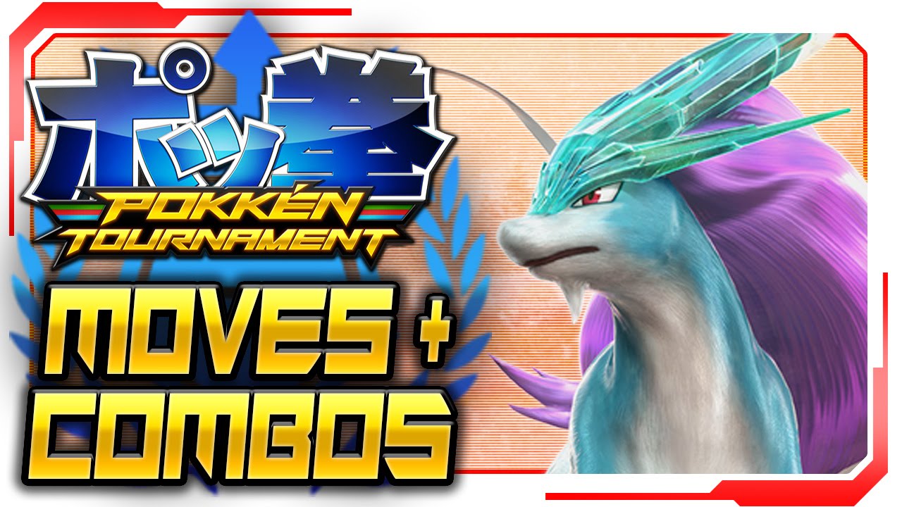 Pokken Tournament - ALL Suicune Moves & Combos! [Gameplay Walkthrough]