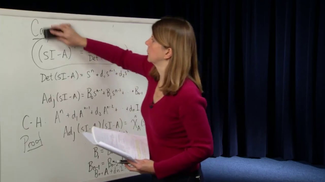 EE221A: Linear Systems Theory, Cayley Hamilton Theorem