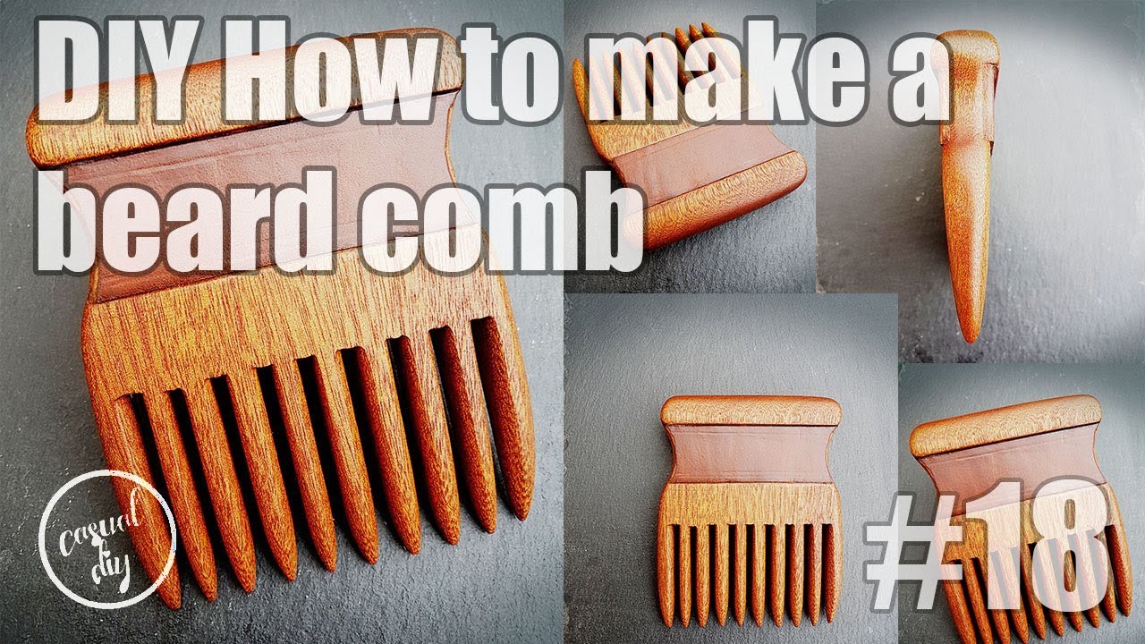 DIY how to make a beard comb