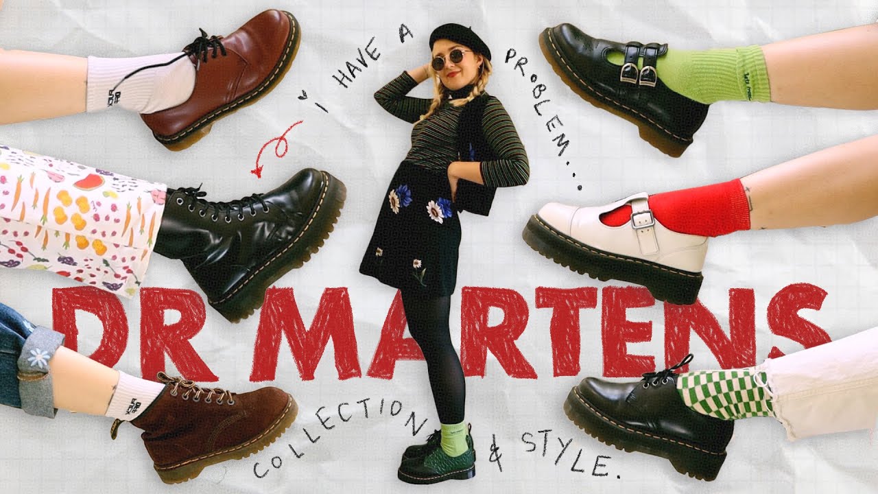 styling ALL my docs // dr martens collection 2022