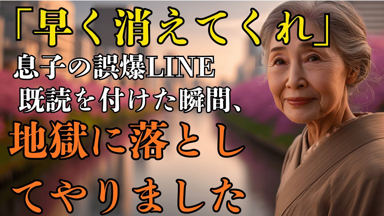 「母さんなんて消えて」息子の誤送信LINE…既読した瞬間から始まる復讐に、親族全員が青ざめた【シニアライフ】【60代以上の方へ】