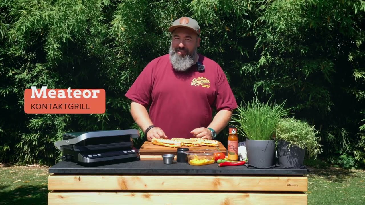 Grilled Bacon Sandwich von unserem Kontaktgrill | ein Rezept von Grillweltmeister Oliver Sievers