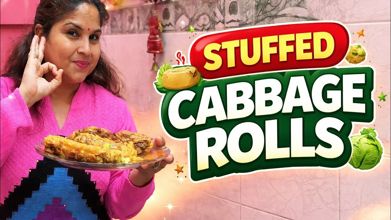 Cabbage Roll Recipe at Home | Delicious Veg Starter #shortsfeed#ytshorts#viral#cabbage #roll#snacks 