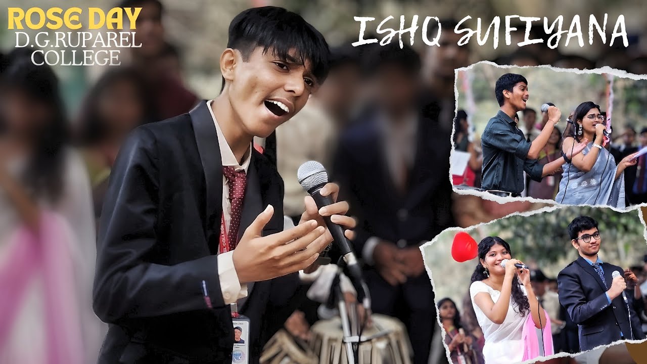 D.G.RUPAREL COLLEGE - Rose Day 2024 | ISHQ SUFIYANA | Cinematic Videography