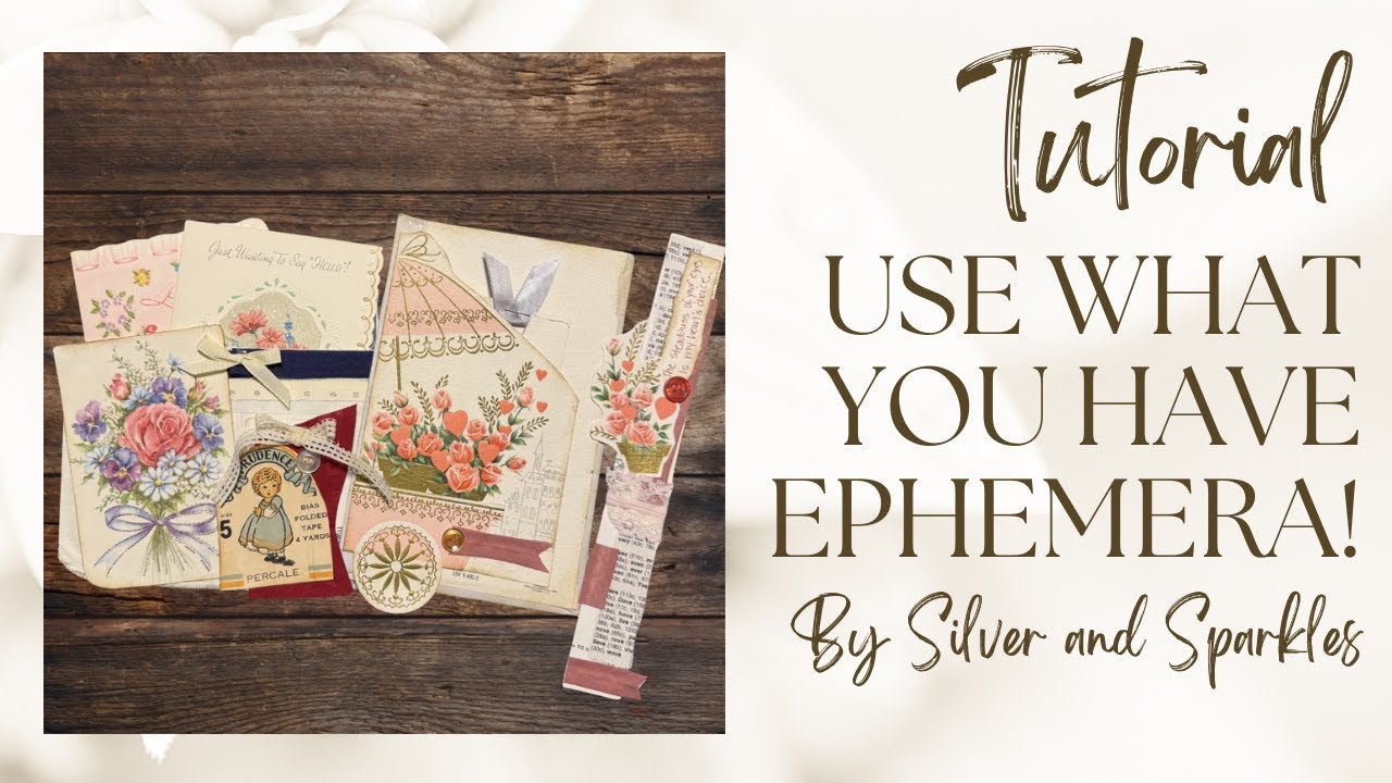 Use What You Have!  Junk Journaling with special bits and pieces!