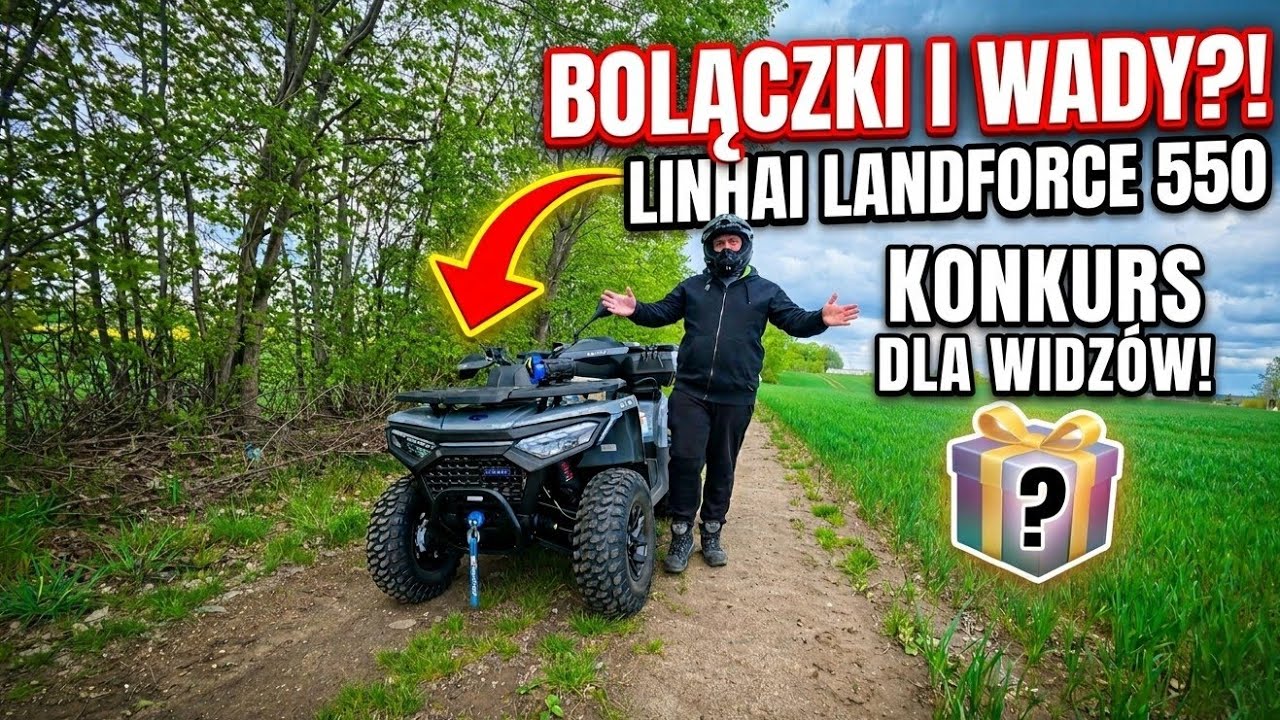 ​Pierwsze usterki i bolączki w Linhai Landforce 550 & WIELKI KONKURS! 🎁