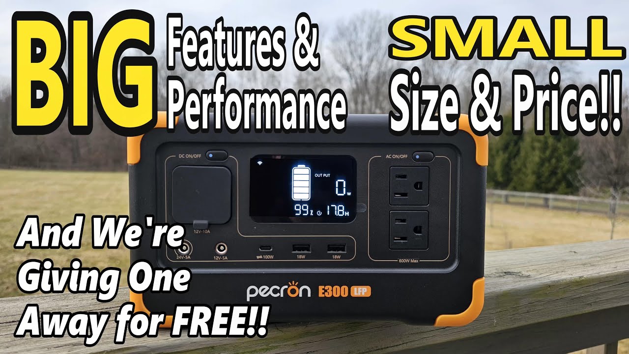 Pecron's New E300LFP Power Station: My 'Best In Class' Pick for the Sub-300Wh Capacity Class!