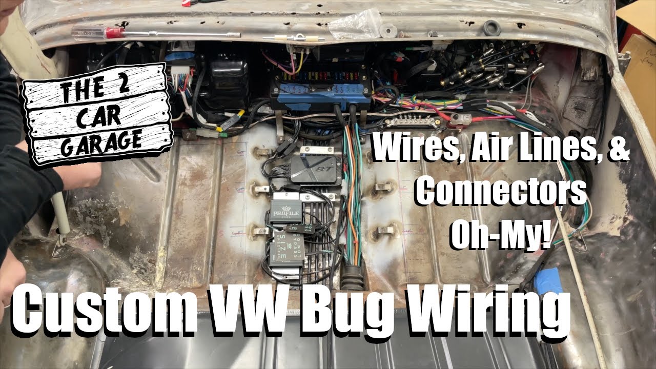 Custom wiring on a Vintage VW Bug - Curt's Bug part 30