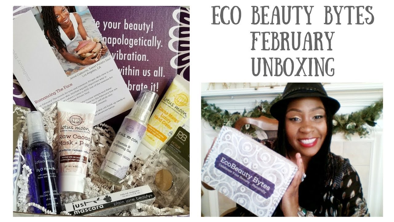 Eco Beauty Bytes Subscription Box | February Unboxing | Organic Skin Care | Green Non Toxic Beauty