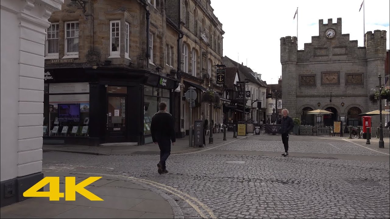 Horsham Walk: Town Centre【4K】