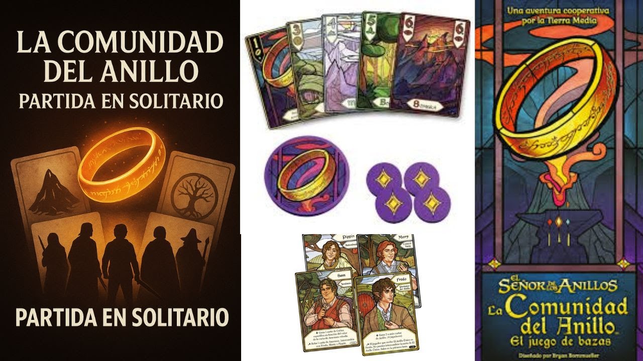 La Comunidad del Anillo: El Juego de Bazas 🃏 | Partida en Solitario