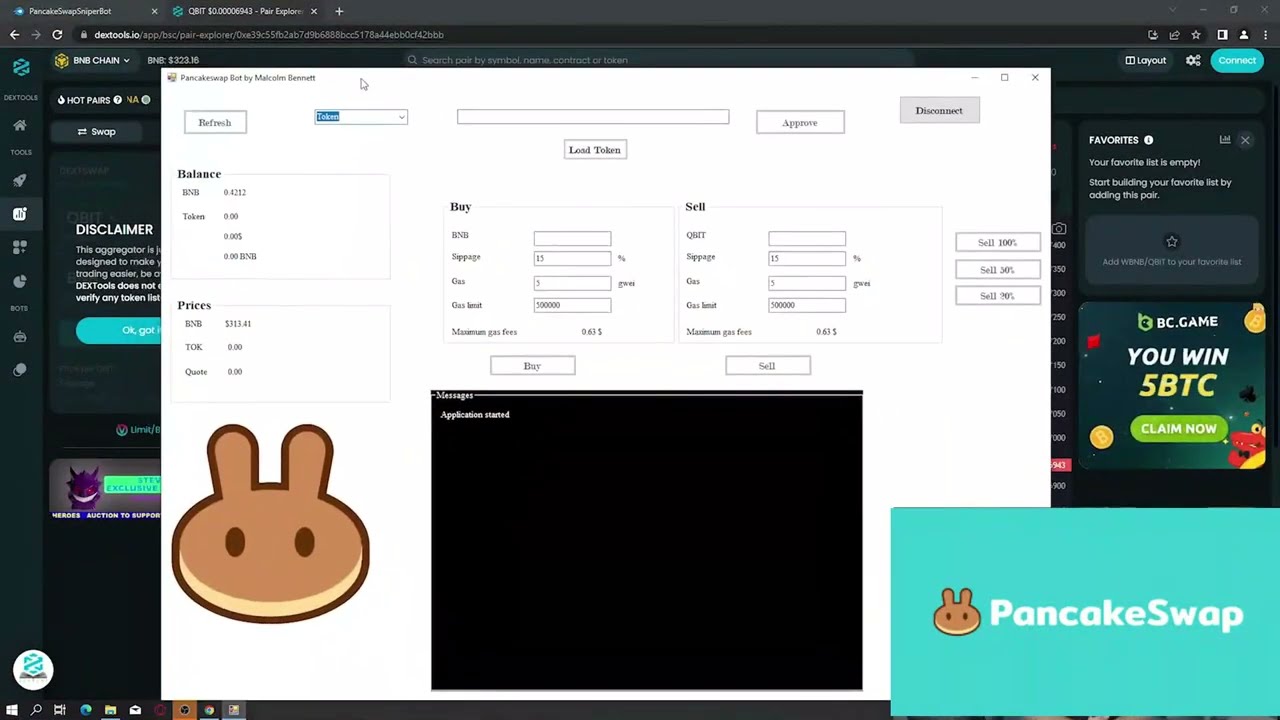 Pancakeswap Sniper Bot +50 per day | Pancakeswap Bot | Free download