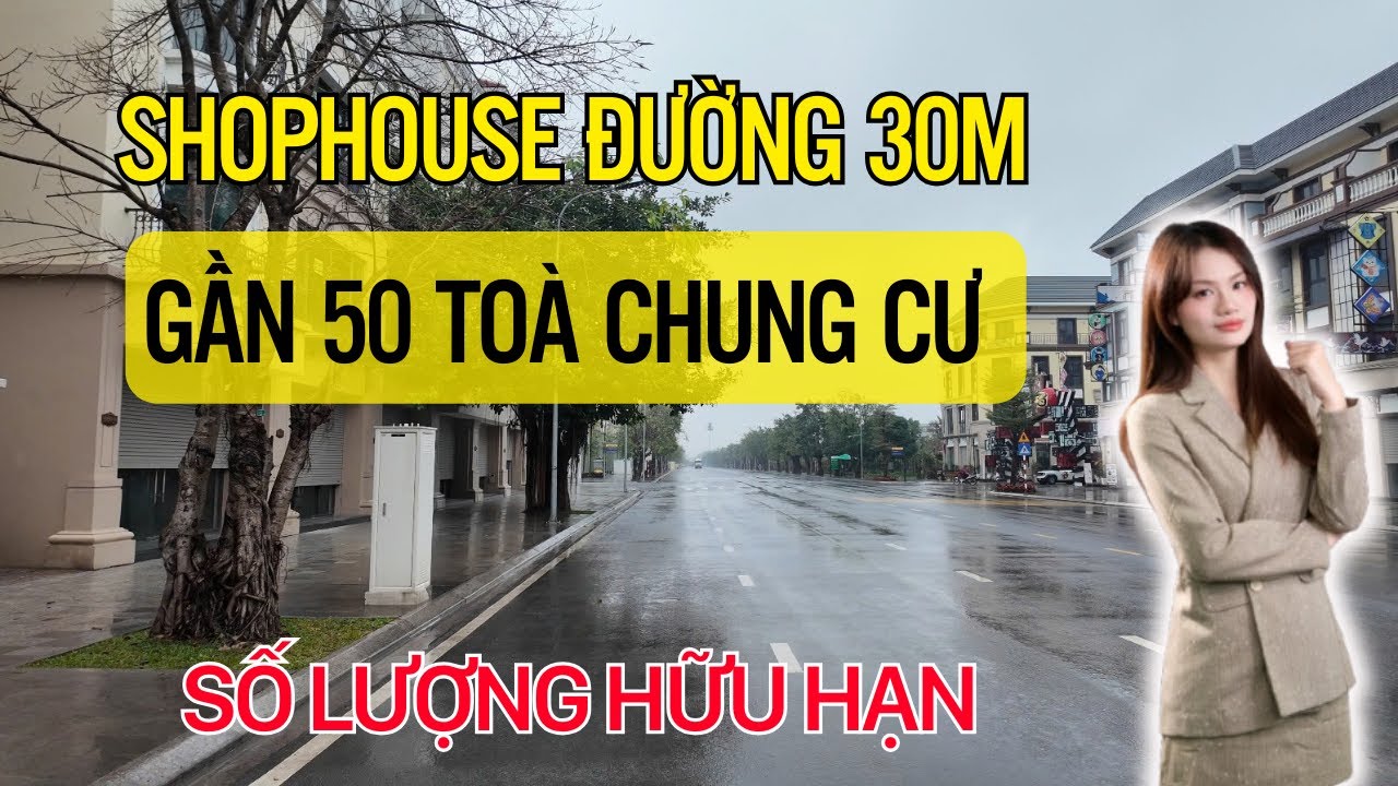 Shophouse đường Đại Dương 30m gần 50 toà chung cư của MIK và Masterise Homes | Vinhomes Ocean Park 2