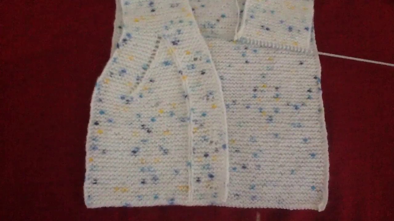 Çukur Haroşolu Bebek Yelek Modeli Yapımı