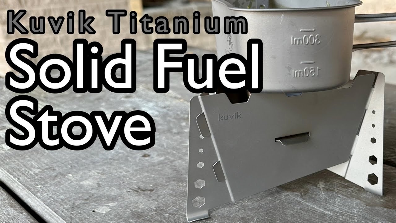 Coffee and Lunch with the Kuvik Titanium Solid Fuel Stove