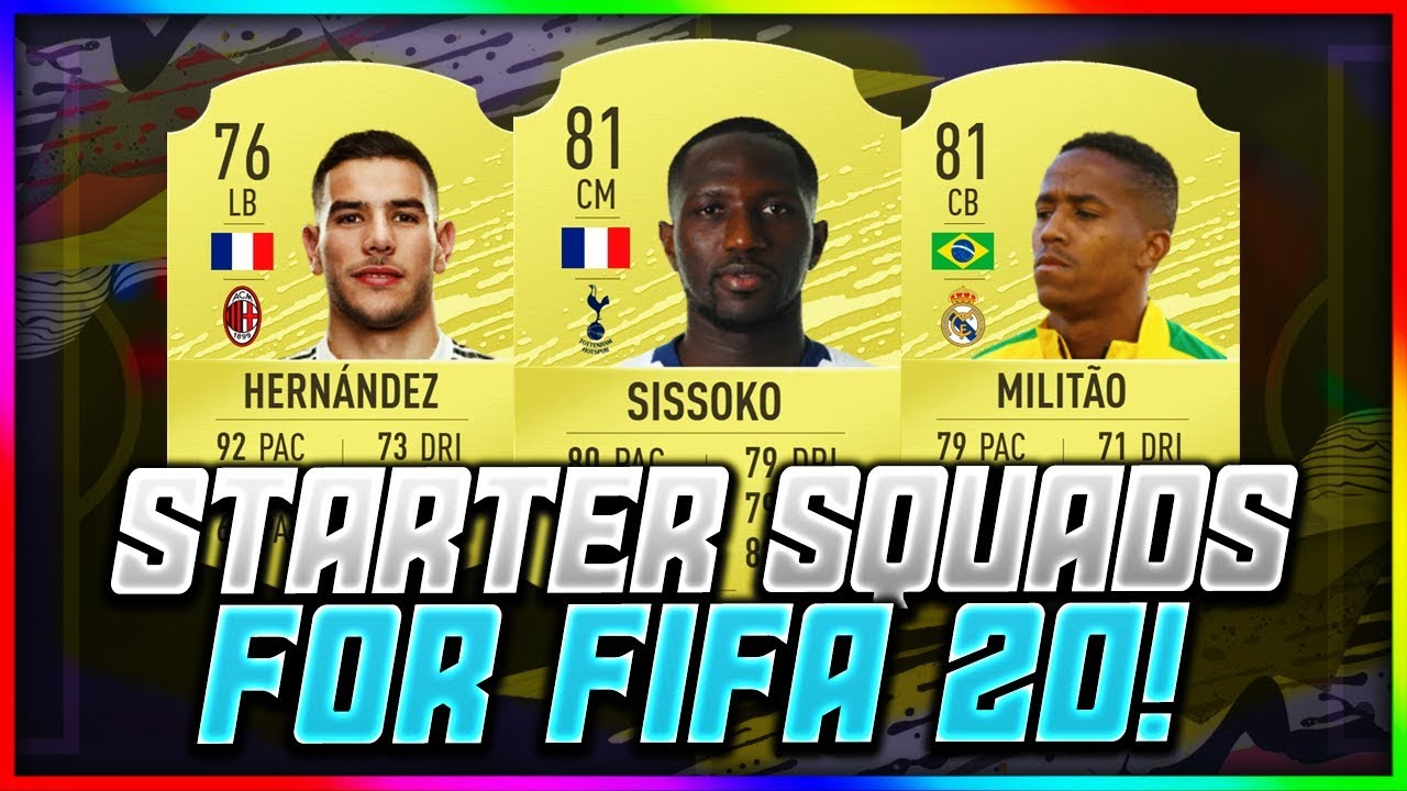FIFA 20 STARTER SQUADS #1! OP/META CARDS! FIFA 20 Ultimate Team