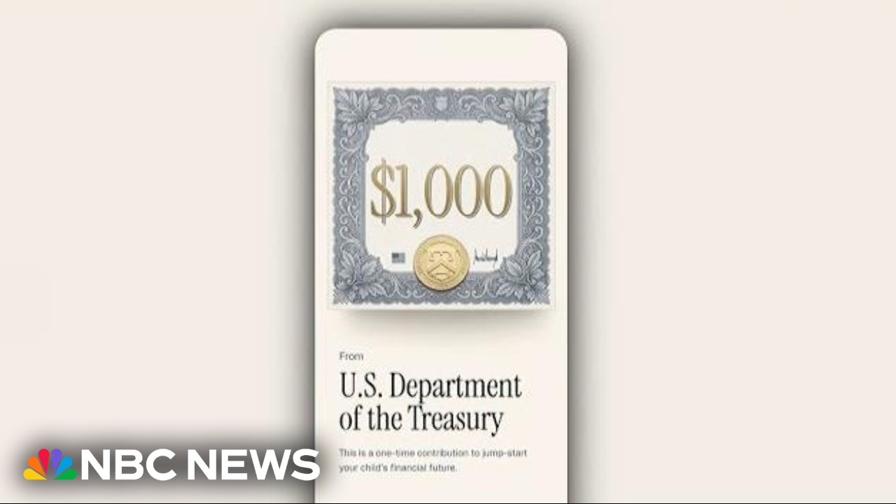 Trump&rsquo;s $1000 investment accounts for newborns launch today
