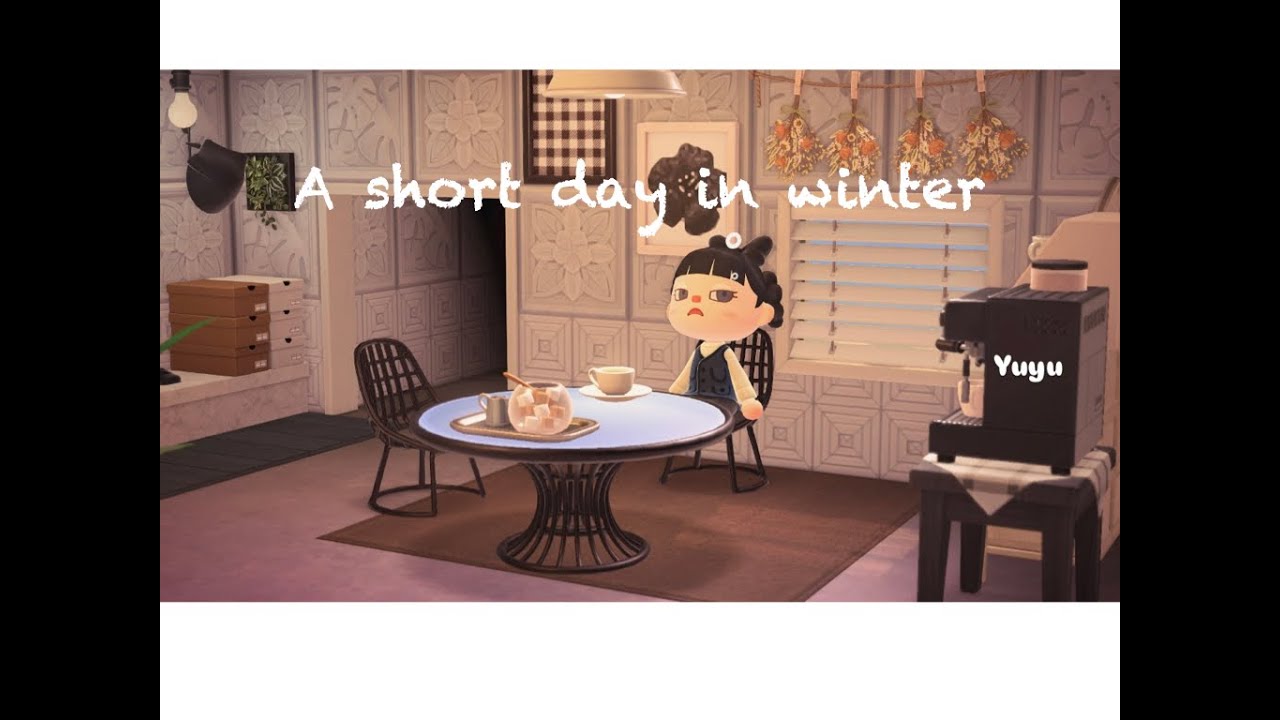 【動物森友會】下雪天短短的一日 | A short day in winter 💭❄️