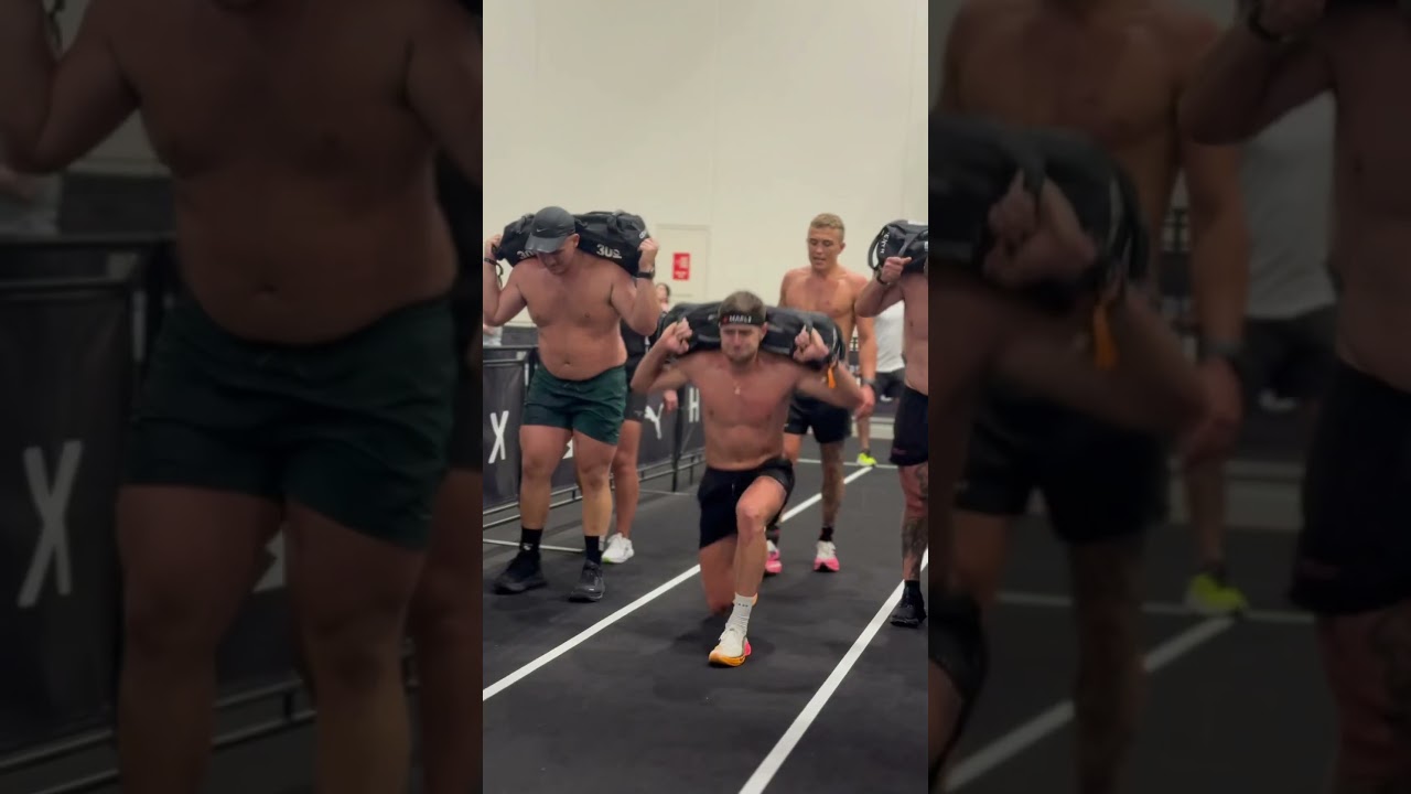 PRO MENS DOUBLES #hyrox #hyroxtraining #hyroxworkout #hyroxathlete