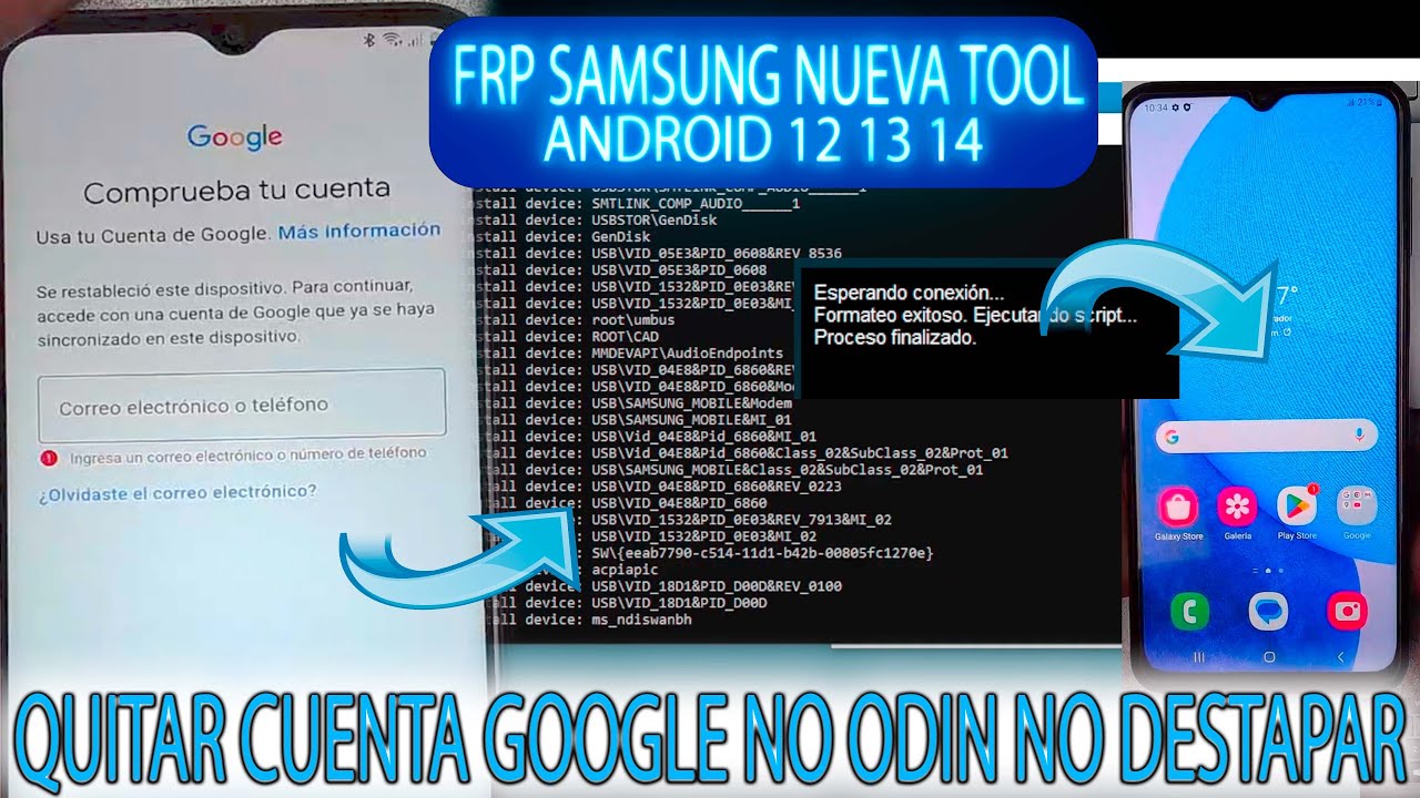 FRP SAMSUNG A04 A04e A05 A06 A10s A03s NUEVO METODO QUITAR CUENTA GOOGLE NUEVA TOOL MTK EXPLICADO