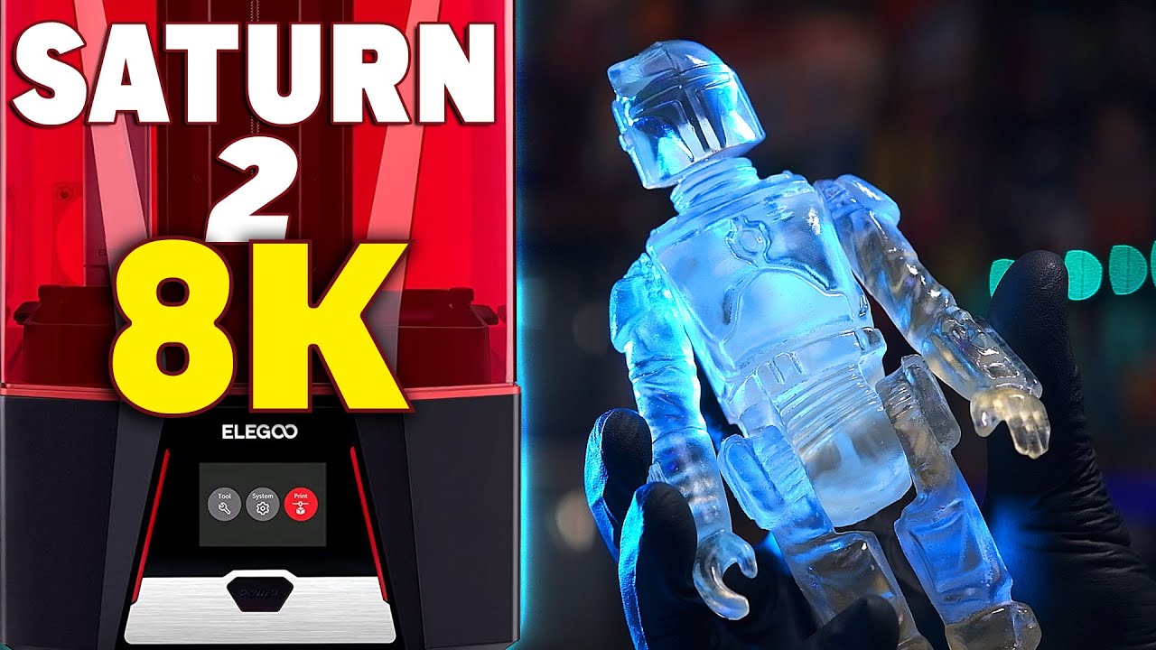 This thing prints SMOOTH! | ELEGOO SATURN2 8K