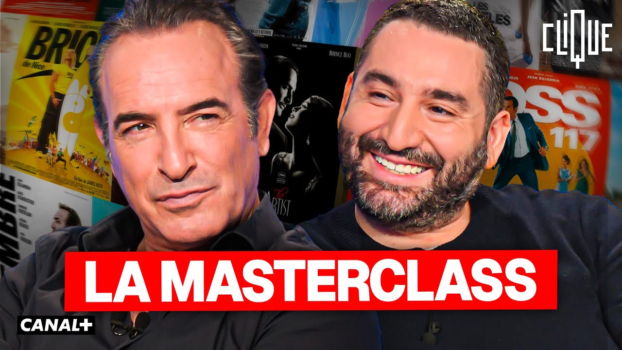 La France, Scorsese, Belmondo, les Oscars, Eric et Ramzy : la masterclass de Jean Dujardin - CANAL+