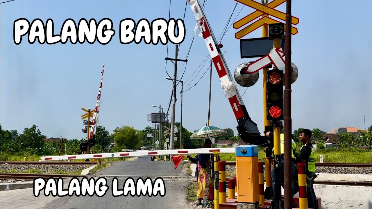 SEBELUM DIGANTI BARU!, Perlintasan KA Seketi Pasar Tiban Sidoarjo, Jawa Timur