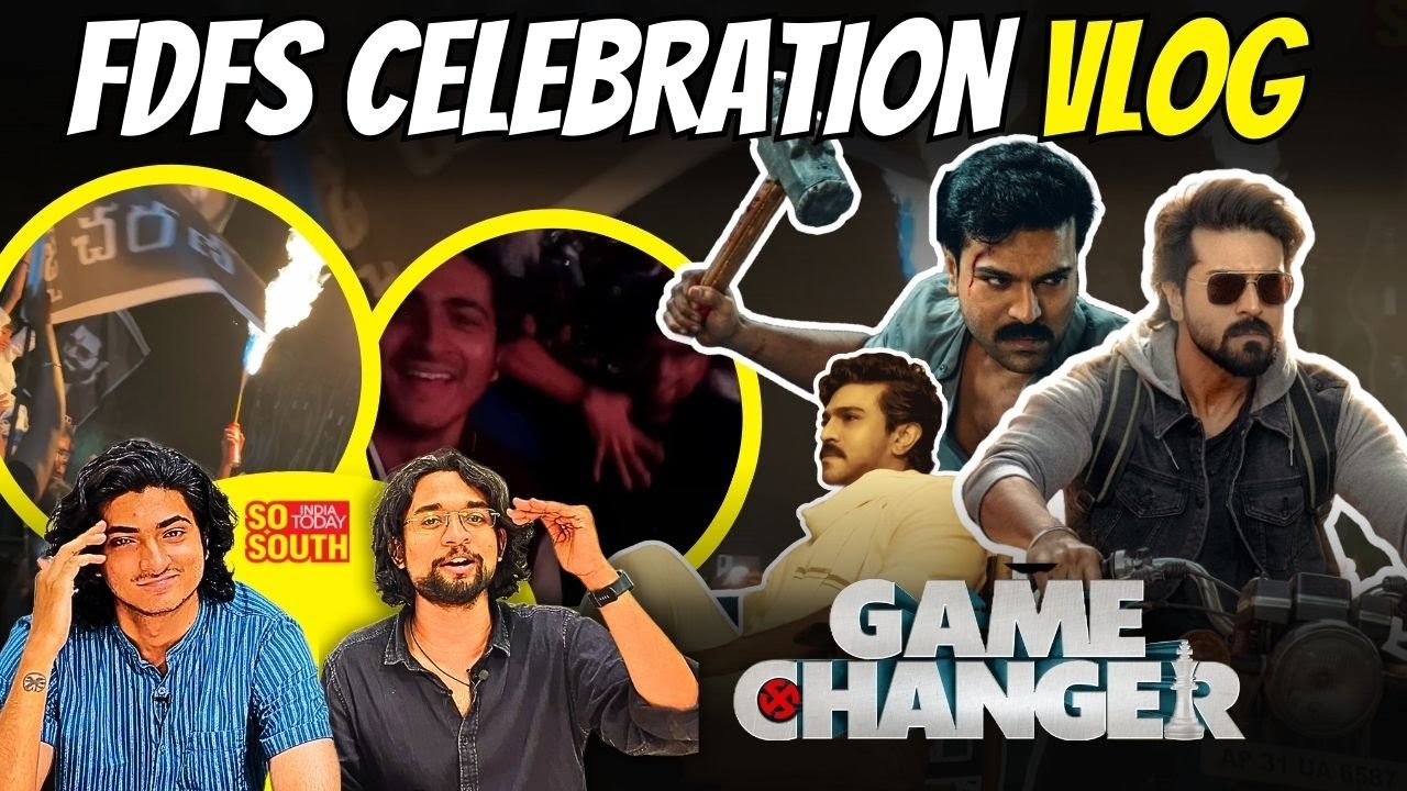 Game Changer FDFS Vlog | Game Changer Review & Public Reaction | Ram Charan | Shankar |  | SoSouth