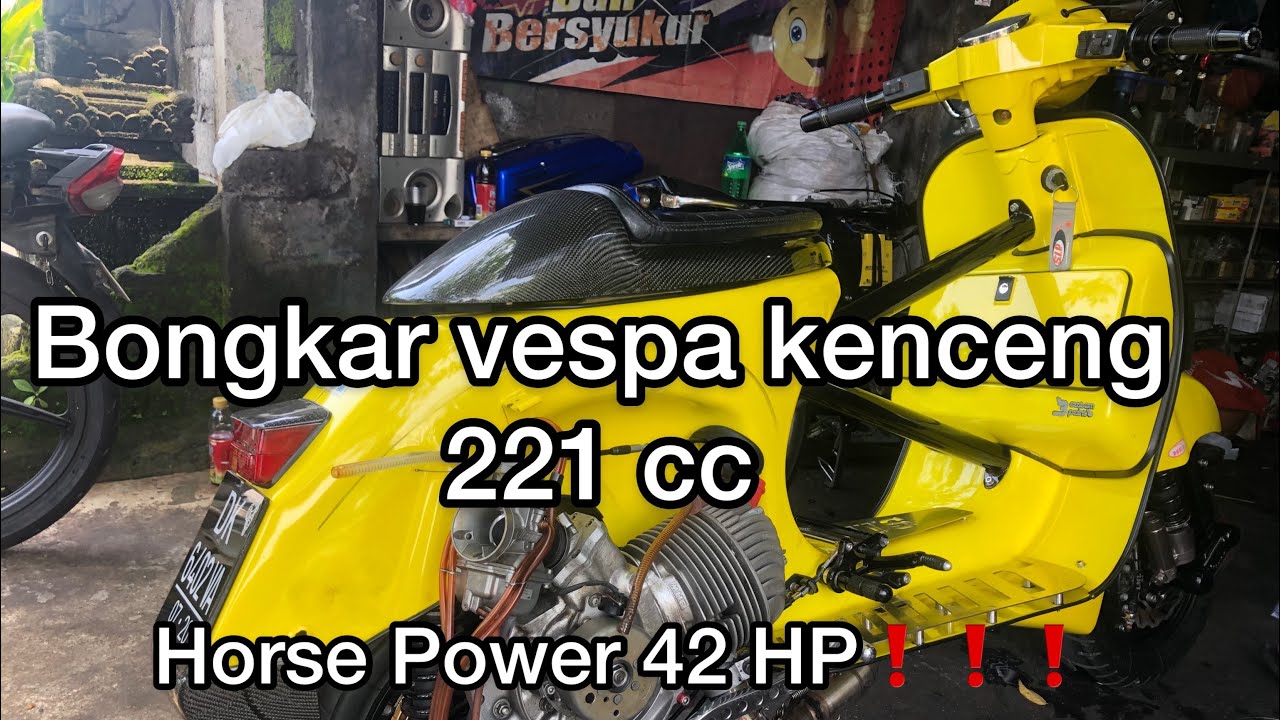 Suara gahar engine 42HP juara Isf 2018/2019 ❗️❗️❗️Dari team 4 speed vespa