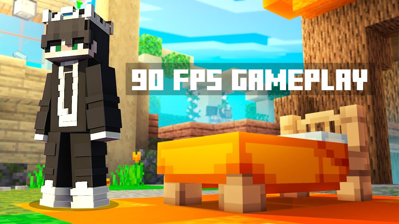 Hive Bedwars 60 fps gameplay on mobile