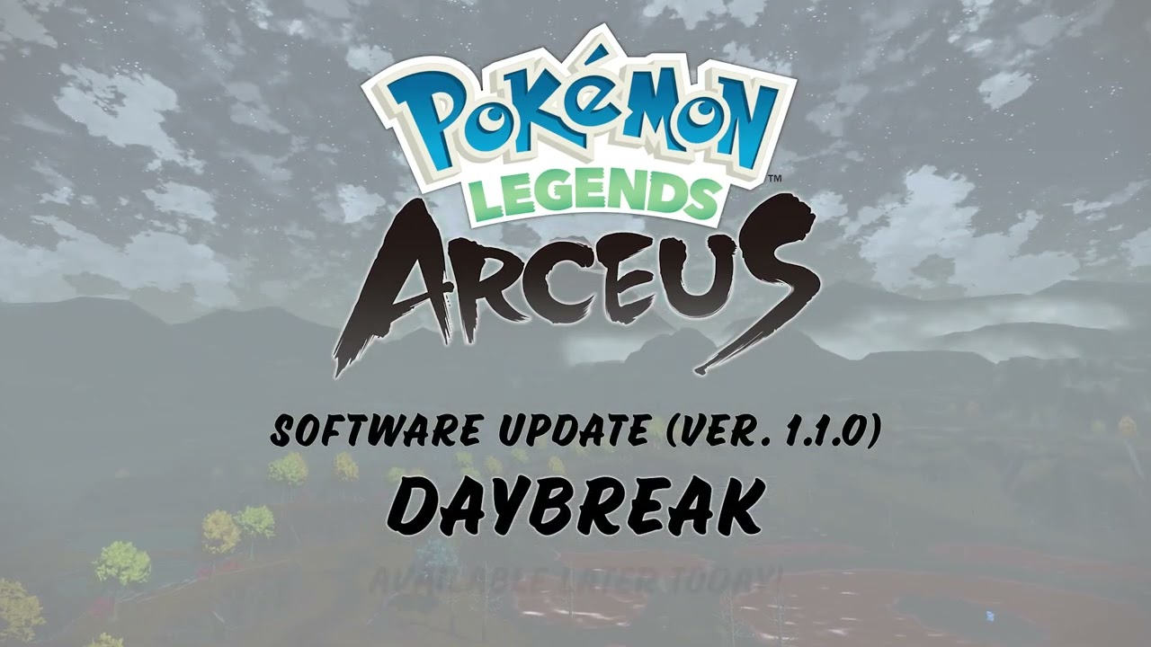 Pok&eacute;mon Legends Arceus Free Daybreak Update