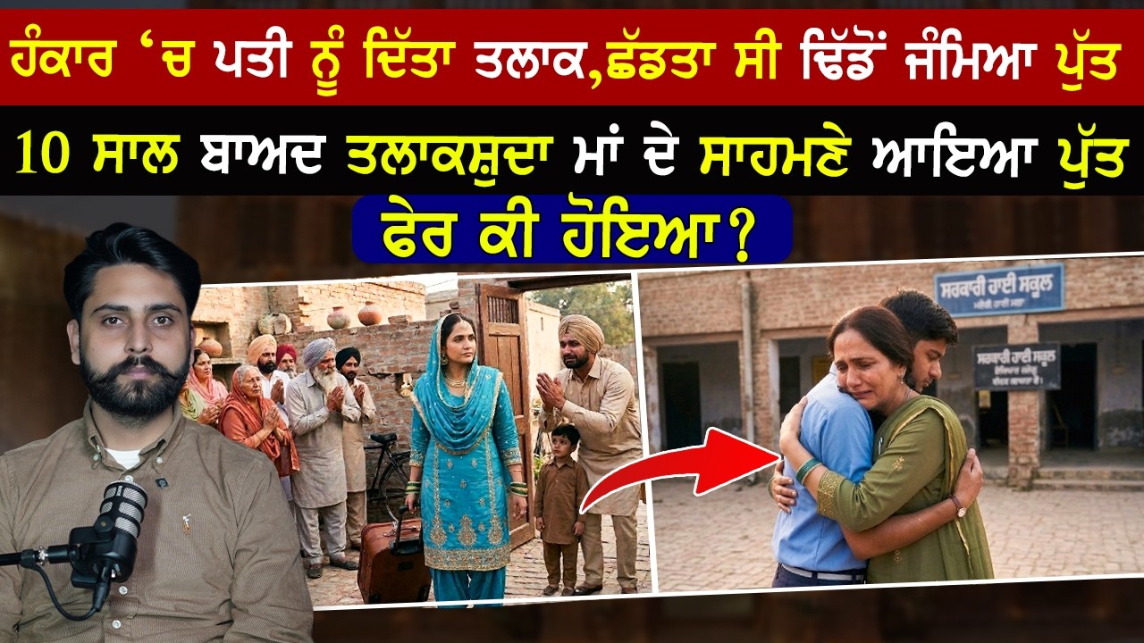 10 ਸਾਲ ਬਾਅਦ ਤਲਾਕਸ਼ੁਦਾ ਮਾਂ ਦੇ ਸਾਹਮਣੇ ਆਇਆ ਪੁੱਤ,ਫੇਰ ਕੀ ਹੋਇਆ?|Punjabi Suspence Story|@kaintpunjabi