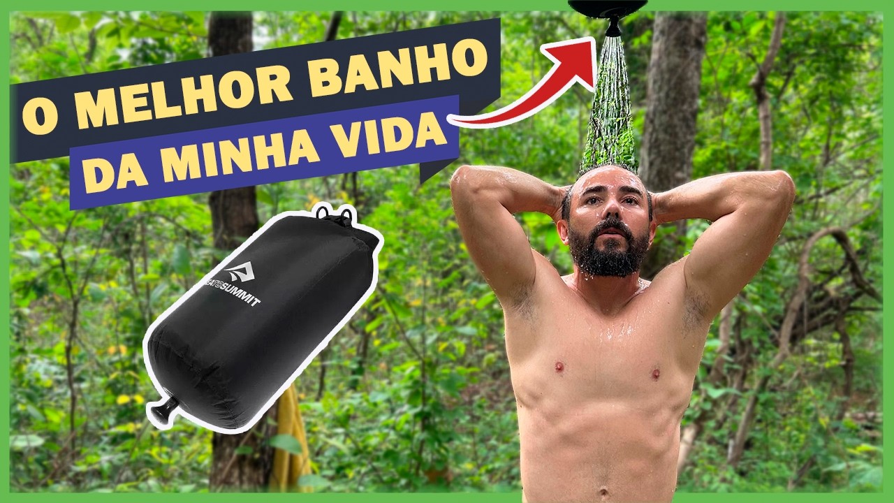Review do Chuveiro de Bolso Sea To Summit 10L, ser&aacute; que funciona? - Deixa eu ver Ep. 139