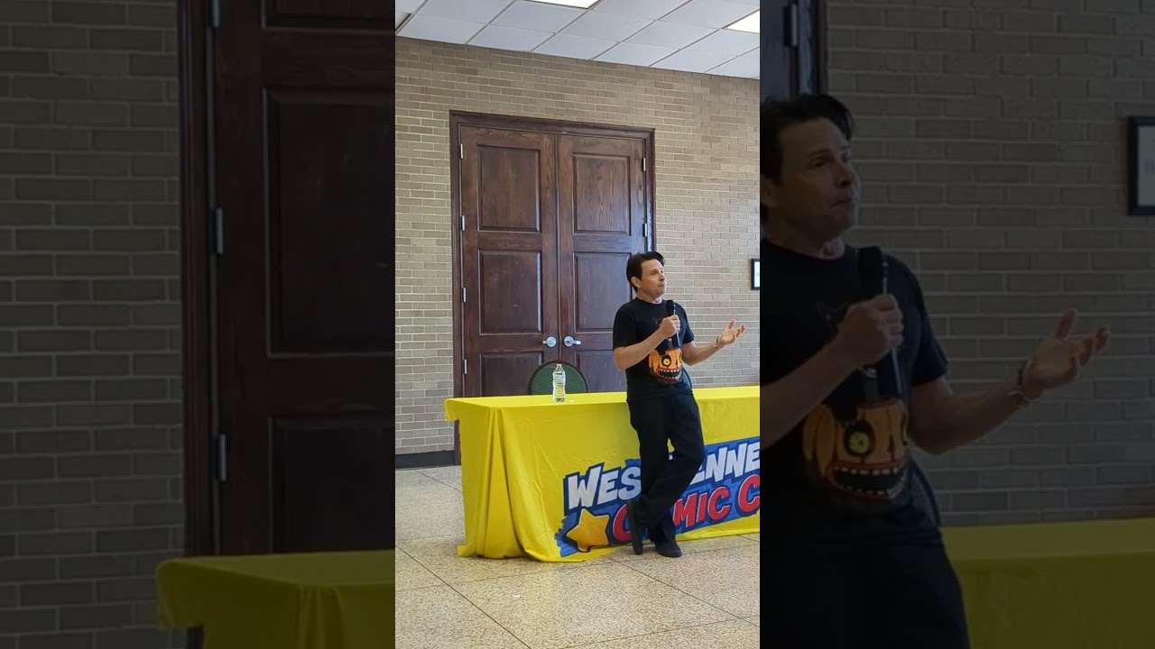 Jason Marsden speaks at West TN Comic Con in Jackson (9.7.2024)