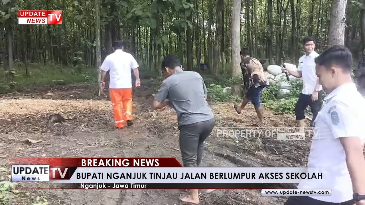 Viral Jalan Berlumpur Dilalui Siswa SD di Jatikalen, Bupati Nganjuk Turun Langsung ke Lokasi