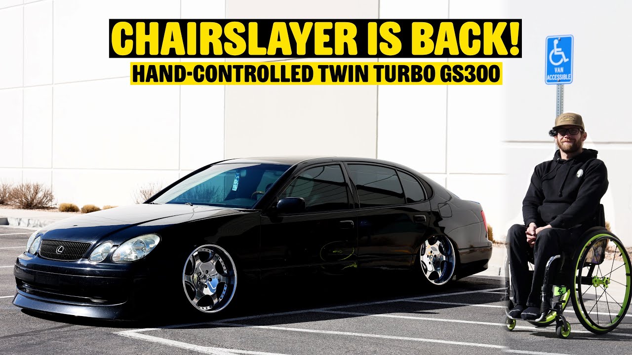 CHAIRSLAYER IS BACK?! Unprofessionals...? | Twin Turbo SLAMMED GS300
