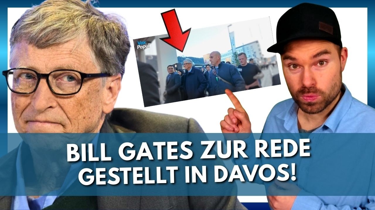 Bill Gates zur Rede gestellt in Davos!
