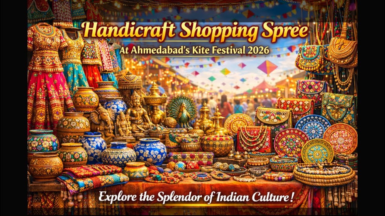 Handicrafts | Kite Festival 2026 | Ahmedabad | Gujarat | Purse & Outfit | Cultural Products 