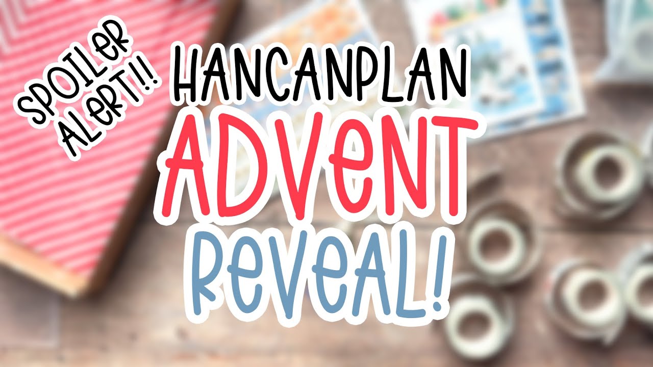 Что внутри HanCanPlan Advent 2025? Давайте его откроем! Любители наклеек… вам это понравится!