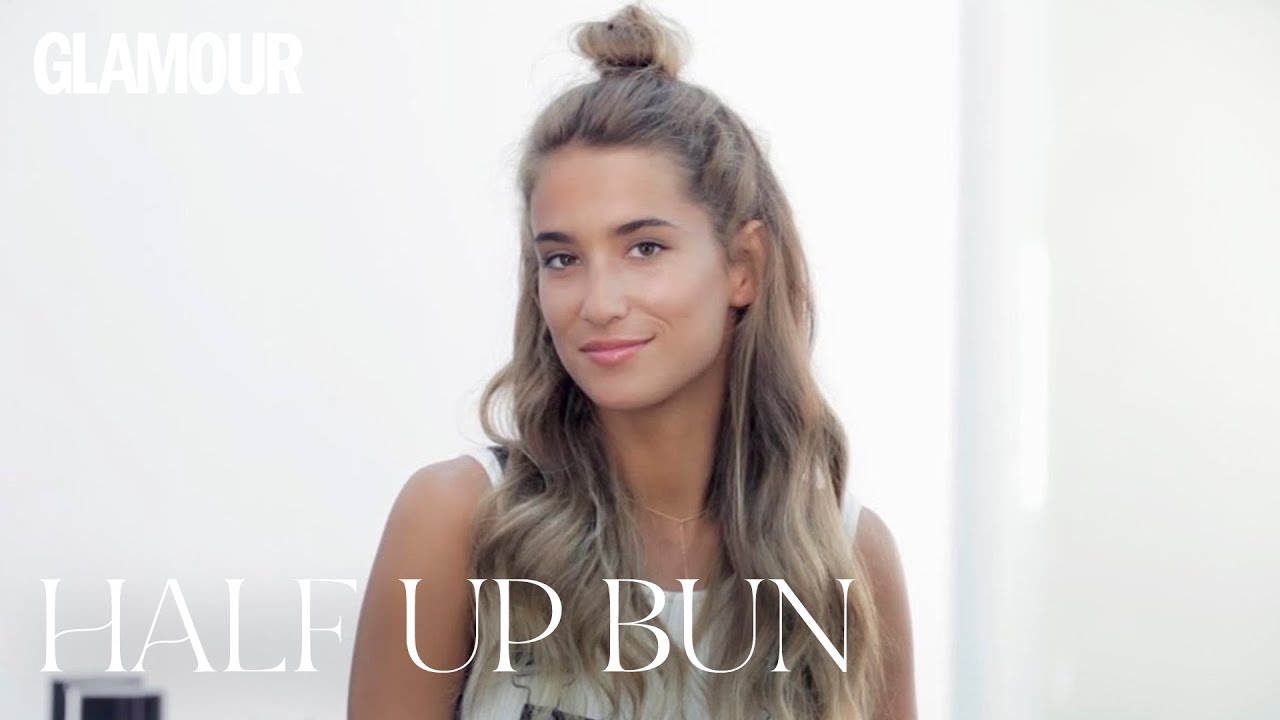Peinado fácil con María Pombo: Half Up Bun | Glamour España