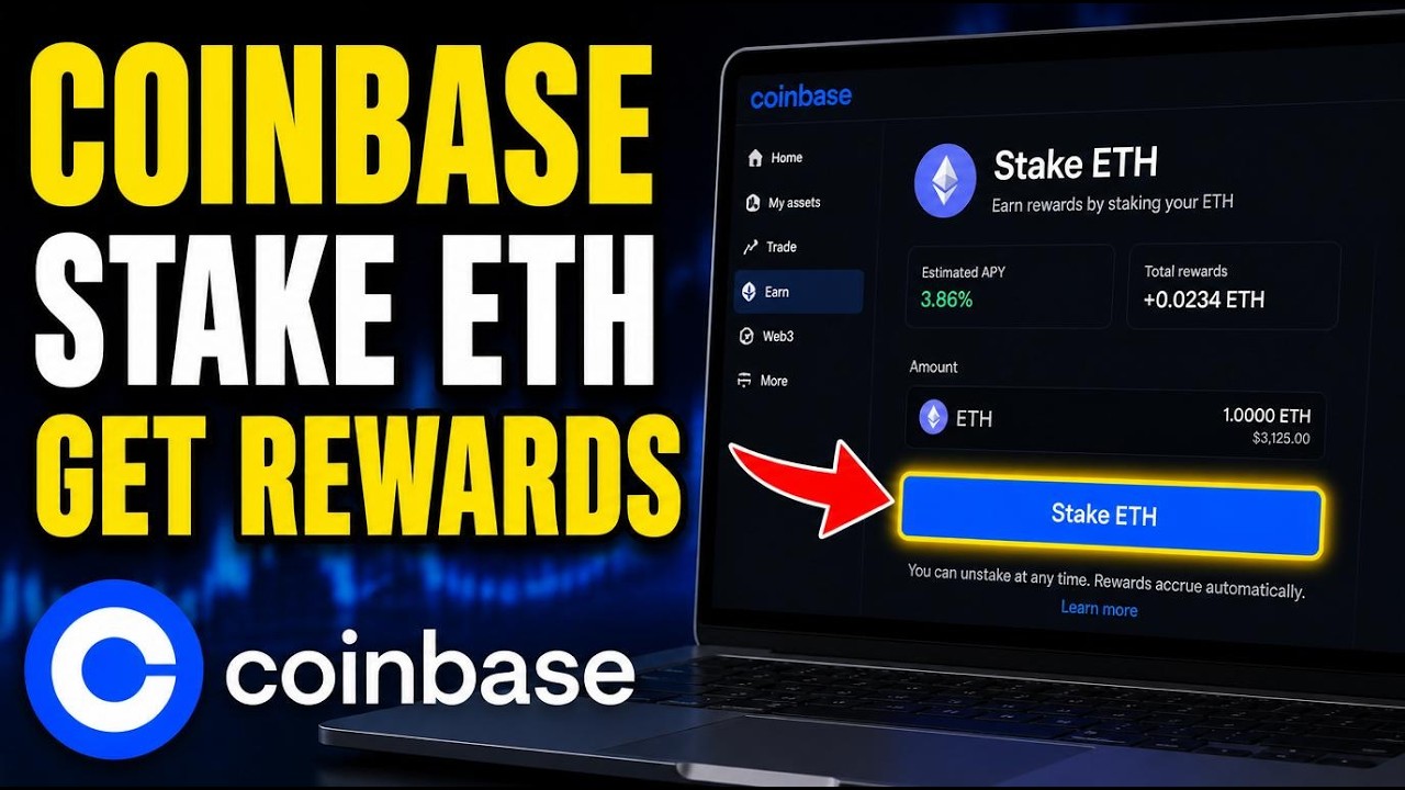 How to activate Coinbase staking for ETH rewards - Easy Tutorial