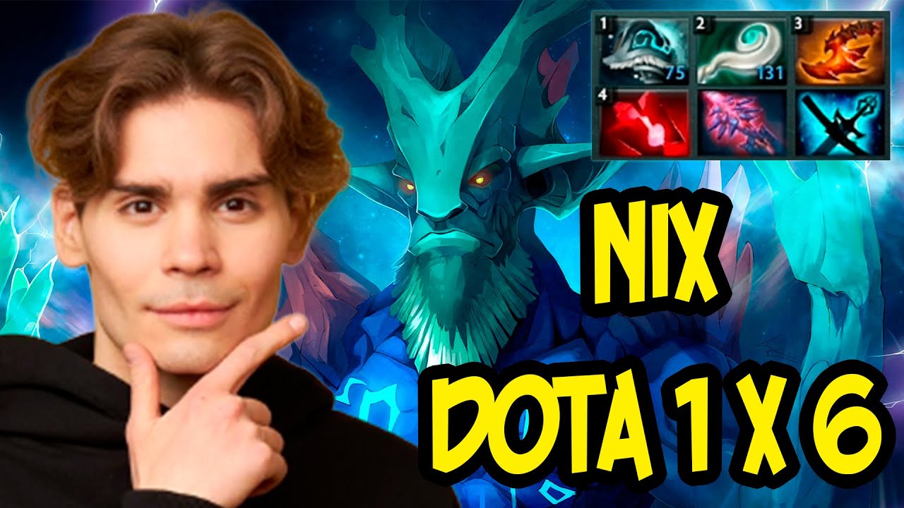 НИКС ТЕСТИТ НОВОГО ГЕРОЯ В ДОТА 1x6 | NIX DOTA 2 LESHRAC