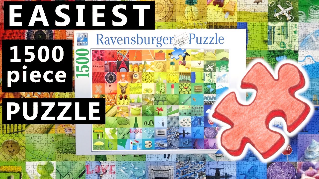 99 Beautiful Colors - 1500 pieces puzzle timelapse