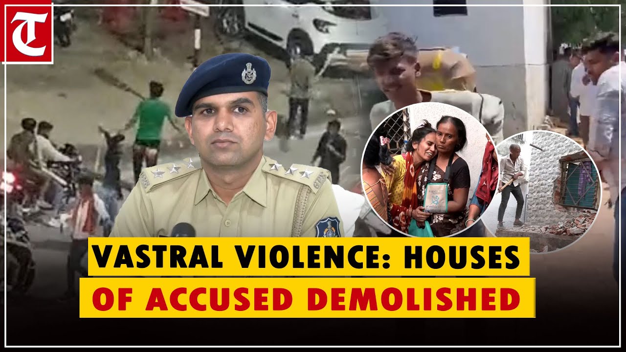 Ahmedabad: Authorities demolish 'illegal' houses of accused involved in Vastral violence