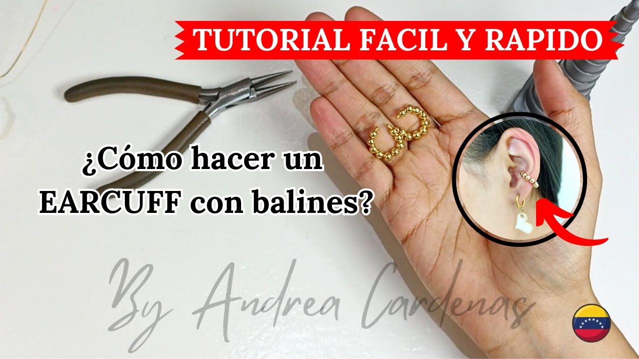 Earcuff Rápido y Fácil | Tutorial con Solo 2 Materiales